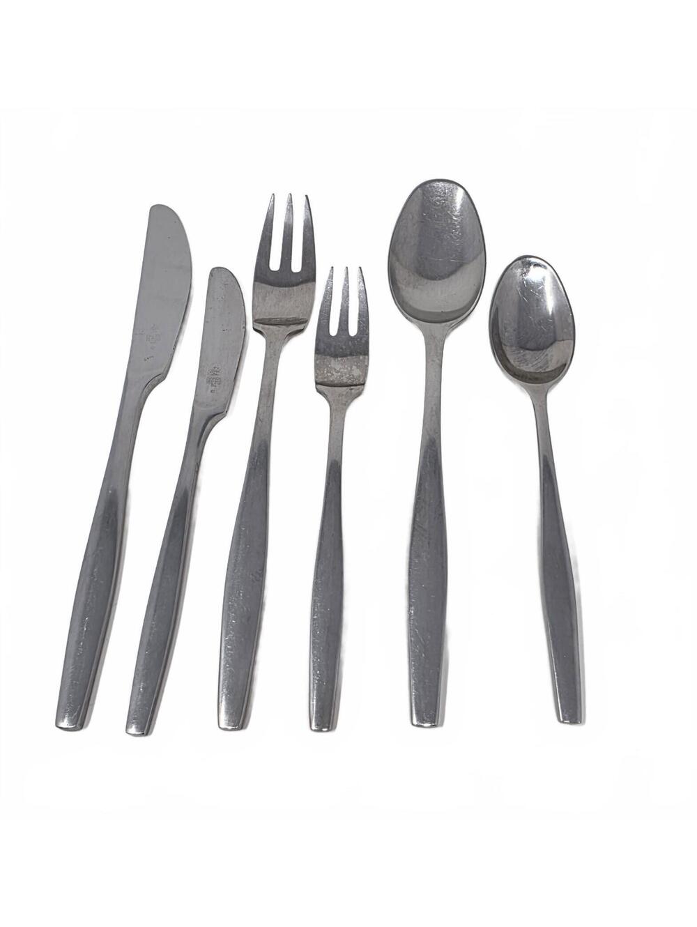 Vintage Dansk Variation V 6 Piece Place Setting Finland IHQ Flatware